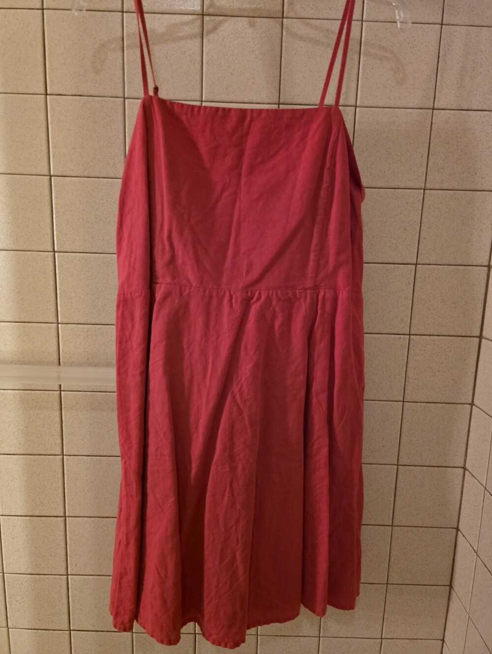 GAP Simple Red Spaghetti-Strap Sundress